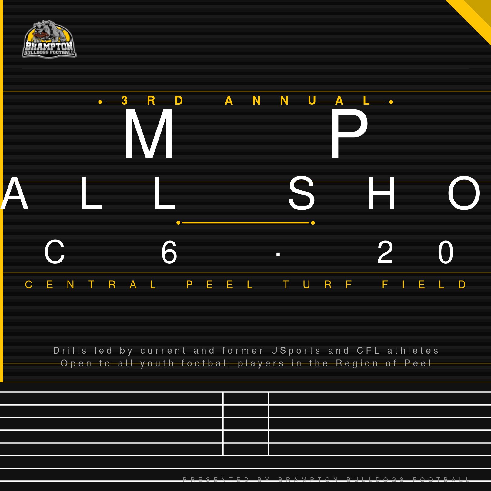 3rd Annual Brampton Football Showcase — December 6, 2025, Central Peel Turf Field